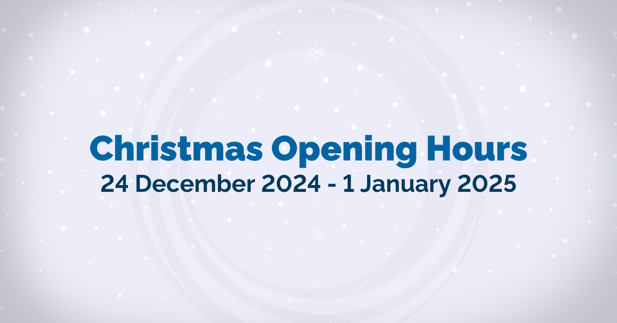 Christmas period opening hours - Tamala Park